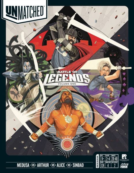 Коробка с игрой Unmatched: Battle of Legends, Volume One